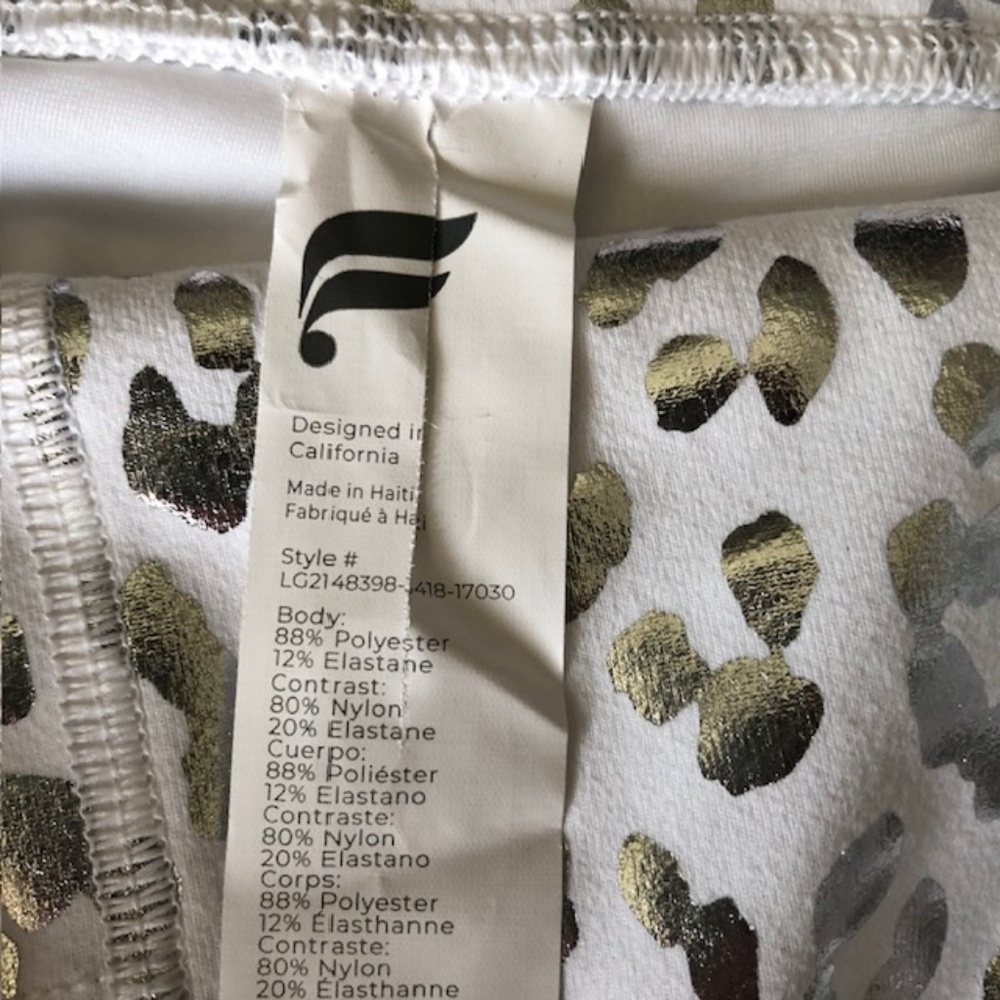 Fabletics White Define Powerhold High-Waisted 7/8… - image 4